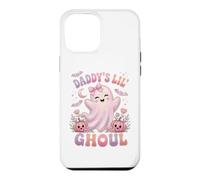 Custodia per iPhone 12 Pro Max Daddy's Lil' Ghoul Funny Pastel Pink Ghost Halloween Graphic