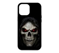 Custodia per iPhone 12 Pro Max Darkness Knows My Name Hooded Skull Quote Gothic Horror