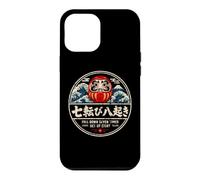 Custodia per iPhone 12 Pro Max Daruma Doll Cadere Sette Volte Alzarsi Otto Giapponese Fan