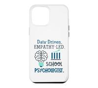 Custodia per iPhone 12 Pro Max Data-Driven Empathy-Led School Psychologist Brain Graphic