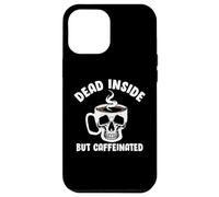 Custodia per iPhone 12 Pro Max Dead Inside But Caffeinated Skeleton Coffee Lover Baristas