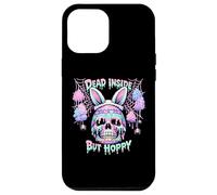Custodia per iPhone 12 Pro Max Dead Inside But Hoppy Skull Bunny Pastel Goth Easter