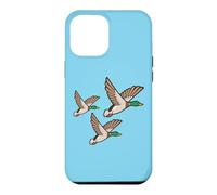 Custodia per iPhone 12 Pro Max Decorazione da parete retrò kitsch Three Flying Ducks 3 Mallards