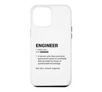 Custodia per iPhone 12 Pro Max Definizione Ingegnere Divertente Sarcastico STEM Nerd Scienza Matematica