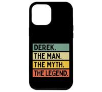 Custodia per iPhone 12 Pro Max Derek L'uomo Il mito La leggenda divertente citazione personalizzata