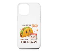 Custodia per iPhone 12 Pro Max Design con scritta "You're the Taco To My Tuesday"