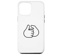Custodia per iPhone 12 Pro Max Design divertente con scritta "Let's Have A Thumb War"