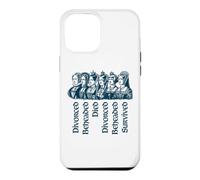 Custodia per iPhone 12 Pro Max Destini delle sei mogli di Enrico VIII Navy Print