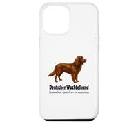 Custodia per iPhone 12 Pro Max Deutscher Wachtelhund Dog Bold Humor e Spaniel Sass