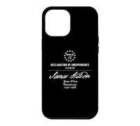 Custodia per iPhone 12 Pro Max Dichiarazione di indipendenza della firma di James Wilson