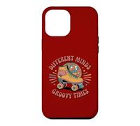 Custodia per iPhone 12 Pro Max Different Minds Groovy Times - Pattino a rotelle retrò ADHD per autismo
