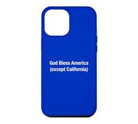 Custodia per iPhone 12 Pro Max Dio benedica l'America (tranne la California)