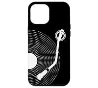Custodia per iPhone 12 Pro Max Disco in vinile divertente, design retrò, platino DJ, pop
