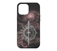 Custodia per iPhone 12 Pro Max Disegno cosmico spirituale dell'equilibrio del sole celeste