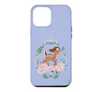 Custodia per iPhone 12 Pro Max Disney Bambi Floral Coquette Style Forest Friends Matching