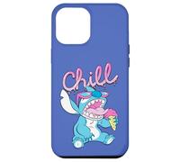 Custodia per iPhone 12 Pro Max Disney Lilo and Stitch Neon Ice Cream Chill Drip