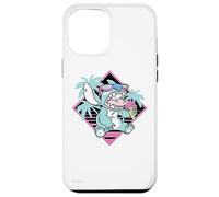 Custodia per iPhone 12 Pro Max Disney Lilo e Stitch Ice Cream Retro 90s Beach