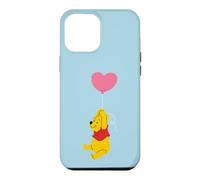 Custodia per iPhone 12 Pro Max Disney Winnie the Pooh Valentine's Day Heart Balloon