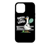 Custodia per iPhone 12 Pro Max Divertente Anatra Da Padel Indovina Il Mio Livello Livello
