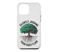 Custodia per iPhone 12 Pro Max Divertente arboricoltore amante degli alberi giudicare silenziosamente il tuo talento radicale