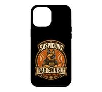 Custodia per iPhone 12 Pro Max Divertente borsa per gli amanti dei cani con merenda del dipartimento increspato
