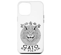 Custodia per iPhone 12 Pro Max Divertente calendario Maya per amanti dei gatti Cinco De Mayo Gato De Fiesta