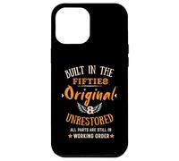Custodia per iPhone 12 Pro Max Divertente costruito negli anni Cinquanta originale non restaurato 70 ° B-day