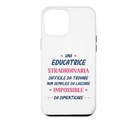 Custodia per iPhone 12 Pro Max Divertente Educatrice donna Collega Straordinaria Educatrice