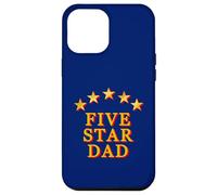 Custodia per iPhone 12 Pro Max Divertente festa del papà a cinque stelle