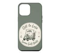 Custodia per iPhone 12 Pro Max Divertente golf cart golfista Fore Fun alcune palline da golf
