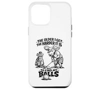 Custodia per iPhone 12 Pro Max Divertente Golf Moose The Older I Get Humor Joke