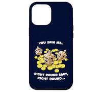 Custodia per iPhone 12 Pro Max Divertente maglietta ebraica Dreidel Spin Me Round Cute Hanukkah