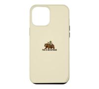 Custodia per iPhone 12 Pro Max Divertente rana che cavalca l'orso questo è un meme indignazione