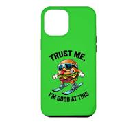 Custodia per iPhone 12 Pro Max Divertente Sci Burger Cartoon Fidati Im Bravo in Questo