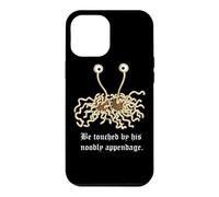 Custodia per iPhone 12 Pro Max Divertente spaghetti volanti Mostro Pastafariano Ateo Geek Regalo