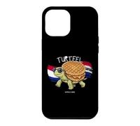 Custodia per iPhone 12 Pro Max Divertente TARTARUGA e STROOPWAFEL dai Paesi Bassi