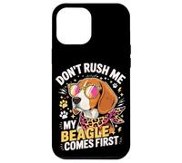 Custodia per iPhone 12 Pro Max Don't Rush Me My Beagle Comes First Dog Lover