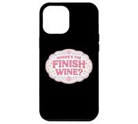 Custodia per iPhone 12 Pro Max Dov'è la fine Wine Lover Runner Running Race Joke Citazione