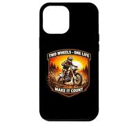 Custodia per iPhone 12 Pro Max Due ruote One Life Make It Count Dirt Bike Rider Moto