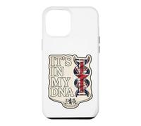 Custodia per iPhone 12 Pro Max È nel mio DNA, bandiera Union Jack del Regno Unito, British Heritage Design