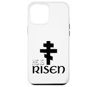Custodia per iPhone 12 Pro Max Egli è risorto cristianesimo ortodosso Pasqua greca ortodossa