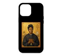 Custodia per iPhone 12 Pro Max Elegante icona cattolica di Santa Giuseppina Bakhita