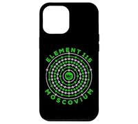 Custodia per iPhone 12 Pro Max Element 115 Ununpentium Atomic Number Anti Gravity Moscovium