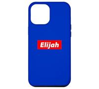 Custodia per iPhone 12 Pro Max Elijah NameP ersonalizzato Name Gear For Men Named Elijah