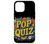 Custodia per iPhone 12 Pro Max Emblema Quiz Pop Fiorito