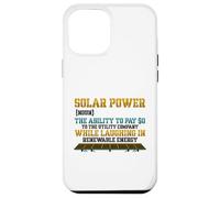 Custodia per iPhone 12 Pro Max Energia solare Sostantivo Pannello solare Proprietario Elettrico Bill