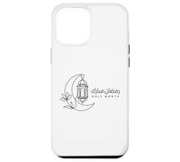 Custodia per iPhone 12 Pro Max Estetica della lanterna lunare del mese sacro islamico di Ramadan Mubarak