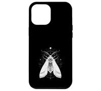 Custodia per iPhone 12 Pro Max Falena Luna Geometria Sacra Arte Mistica
