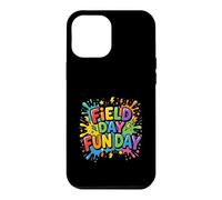 Custodia per iPhone 12 Pro Max Field Day Fun Day Insegnanti Studenti Spruzzi d'acqua colorati