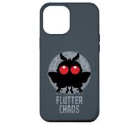 Custodia per iPhone 12 Pro Max Flutter Chaos Mothman Leggenda Criptica